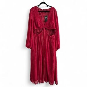 Lively ghost red dress